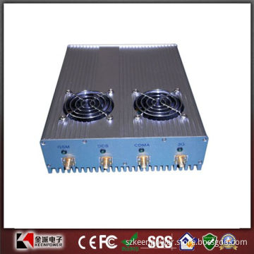 25W 3G GSM CDMA PCS Dcs Cell Phone Jammer with Cooling Fan